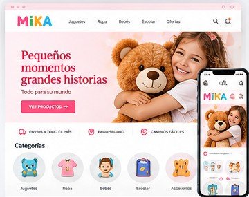 Vista previa plantilla Mika