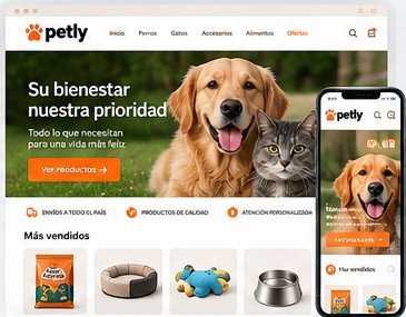 Vista previa plantilla Petly